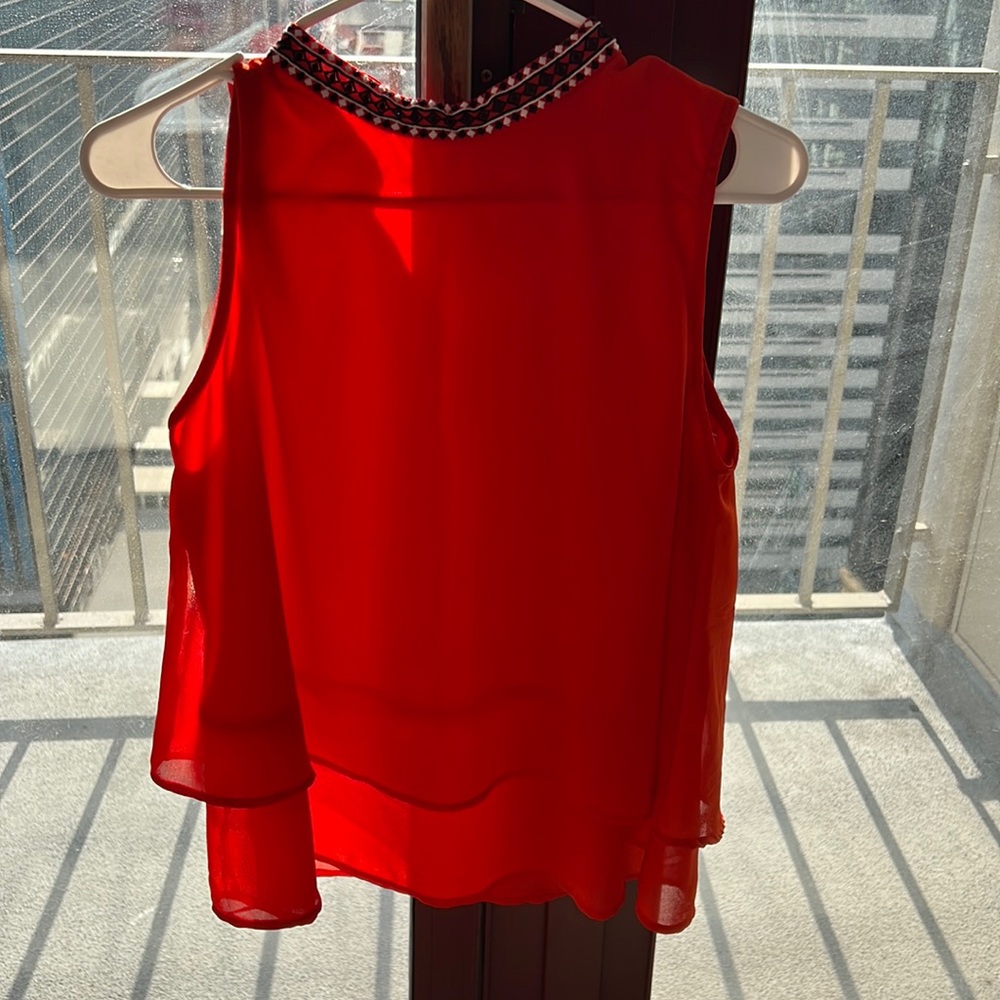 Orange summer top